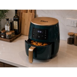قلاية بيهارت بتقنية المانية وسعة كبيرة 8لتر  2400واط Behart deep fryer with German technology, large 8-liter capacity, 2400 watts