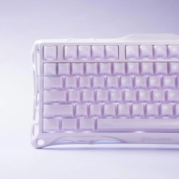 لوحة مفاتيح ميكانيكية لاسلكية للألعاب غرافاستار ميركوري K1 - لافندر بنفسجي GravaStar Mercury K1 Wireless Mechanical Gaming Keyboard – Lavender Purple