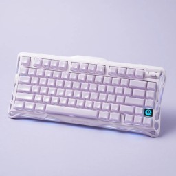 لوحة مفاتيح ميكانيكية لاسلكية للألعاب غرافاستار ميركوري K1 - لافندر بنفسجي GravaStar Mercury K1 Wireless Mechanical Gaming Keyboard – Lavender Purple