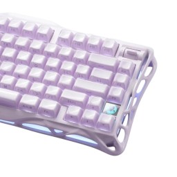 لوحة مفاتيح ميكانيكية لاسلكية للألعاب غرافاستار ميركوري K1 - لافندر بنفسجي GravaStar Mercury K1 Wireless Mechanical Gaming Keyboard – Lavender Purple