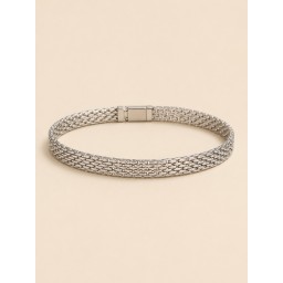 سوار نسائي من الفضة الايطاليه Women’s Italian Silver Bracelet 925.