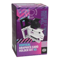 حامل بطاقة الرسوميات العمودي Cooler Master V3 مع كابل PCIe 4.0 Riser Cooler Master Vertical Graphics Card Holder Kit V3 PCIe 4.0