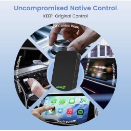 محول سيارة لاسلكي Carlinkit 5.0 يدعم CarPlay و Android Carlinkit 5.0 Wireless CarPlay & Android Car Adapter