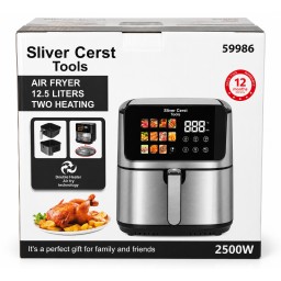 قلاية هوائية سيلفر كرست تولز 12.5 لتر Sliver Cerst Tools Air Fryer 12.5L