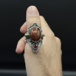 خاتم الابهام تصميم نجمة النبي داود Star of Prophet David Thumb Ring