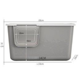 لیتر بوكس مغلق /قابل للفتح Large Openable/Covered Litterbox