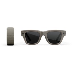 Meta - Ray-Ban Display Neural Bandظارات مدعمة بالذكاء الاصطناعي مزودة بشاشة مدمجة في العدسات  إطار لامع، كبير  مقاس 2لون رملي Meta - Ray-Ban Display & Neural Band | AI glasses with in-lens display - Shiny frame, large - band size 2 - Sand