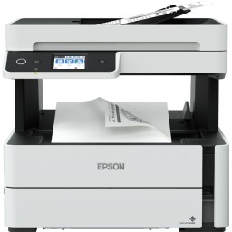 Epson EcoTank M3180 طابعة متعددة الوظائف A4 أحادية اللون بخزان حبر Epson EcoTank M3180 A4 Monochrome All-in-One Ink Tank Printer