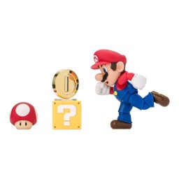 مجسم ماريو سوبر ماريو كامل الحركة من إس إتش فيقوارتس بانداي Bandai S.H.Figuarts Super Mario – Mario Action Figure