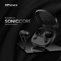 سماعة اذن لاسلكية سونك كور  - اسود HiFuture Sonic Core - black