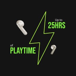 سماعة اذن لاسلكية كولور بودز 3  - اسود HiFuture ColorBuds 3