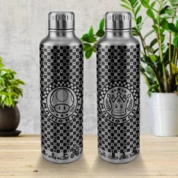مطارة / عبوة حفظ ماء ستانلس ستيل ماريو كارت للسوائل الحارة والباردة Nintendo Mario Kart Stainless Steel Hot & Cold Water Bottle (500ml)