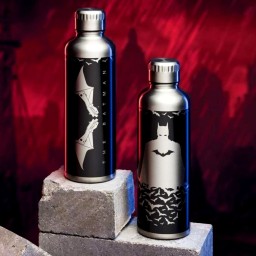 مطارة / عبوة حفظ ماء ستانلس ستيل باتمان مزدوجة الجدار DC Comics Batman Stainless Steel Water Bottle (500ml)