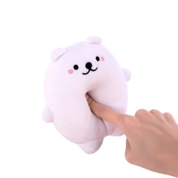 مجموعة بطريق ودب قطبي قطيفة صغيرة للراحة Small plush penguin and polar bear comfort set