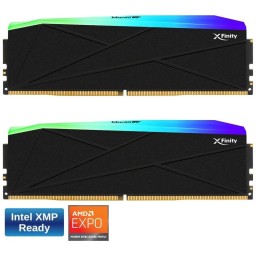 ذاكرة V-COLOR Manta XFinity RGB DDR5 32GB (2×16GB) 6000MHz CL30 باللون الأسود V-COLOR Manta XFinity RGB DDR5 32GB (16GBx2) 6000MHz CL30 (BLACK)