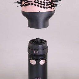 مجموعة سشوار احترافية 7 في 1 من اينزو معالج ايوني مع علبة جلد مميز Hair styling set