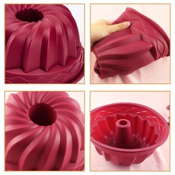 قالب كيك سيليكون أوروبي للخبز والجيلي European-style silicone cake mold for baking and jelly