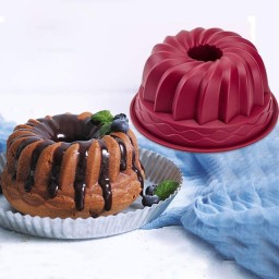 قالب كيك سيليكون أوروبي للخبز والجيلي European-style silicone cake mold for baking and jelly
