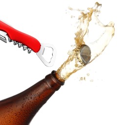 فتاحة تينس 4-1 متعددة الوظائف لأغطية الزجاجات بسهولة Tines 4-in-1 Multifunctional Bottle Cap Opener – Effortless Opening