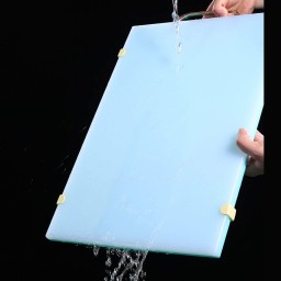 لوح موويز فيروزي 45×32 سم مزدوج للتقطيع الصحي Mowiz Turquoise Double-Sided Hygienic Cutting Board (45 x 32 cm)