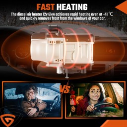 سخان مياه هيدروليكي 5KW 12V Hydronic Coolant Heater