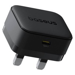شاحن Baseus Super Si Pro بقوة 20W بمنفذ USB-C مع كابل USB-C إلى USB-C Baseus CCZC20CK 1C 20W iPhone Charger with USB-C to USB-C Cable