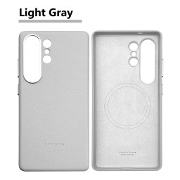 كفر سامسونج كلاكسي أس 26 ألترا جلد طبيعي فاخر Samsung Galaxy S26 Ultra Luxury Genuine Leather Case