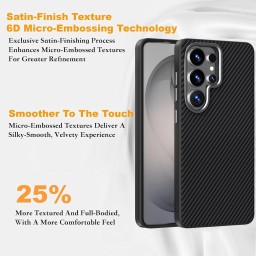 كفر سامسونج كلاكسي أس 26 ألترا كاربون فايبر مع ماك سيف Samsung Galaxy S26 Ultra Carbon Fiber MagSafe Case