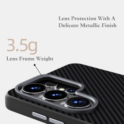 كفر سامسونج كلاكسي أس 26 ألترا كاربون فايبر مع ماك سيف Samsung Galaxy S26 Ultra Carbon Fiber MagSafe Case