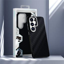 كفر سامسونج كلاكسي أس 26 ألترا كاربون فايبر مع ماك سيف Samsung Galaxy S26 Ultra Carbon Fiber MagSafe Case