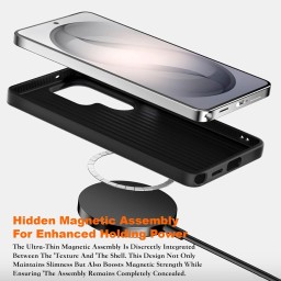 كفر سامسونج كلاكسي أس 26 ألترا كاربون فايبر مع ماك سيف Samsung Galaxy S26 Ultra Carbon Fiber MagSafe Case