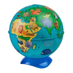 كرة إكزيرز الصغيرة لاكتشاف العالم والحيوانات Exerz Small Globe for Discovering the World and Animals