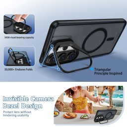 كفر سامسونج كلاكسي أس 26 ألترا أكريليك مع ماك سيف ومسند Samsung Galaxy S26 Ultra Acrylic MagSafe Case