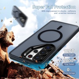 كفر سامسونج كلاكسي أس 26 ألترا أكريليك مع ماك سيف ومسند Samsung Galaxy S26 Ultra Acrylic MagSafe Case