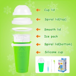 كوب السلاشي السحري لصنع المثلجات في دقائق The Magic Slushy Cup for Making Frozen Treats in Minutes