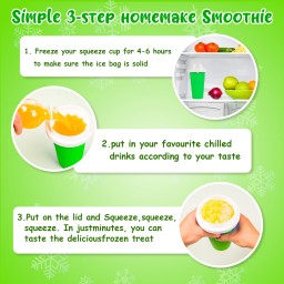كوب السلاشي السحري لصنع المثلجات في دقائق The Magic Slushy Cup for Making Frozen Treats in Minutes