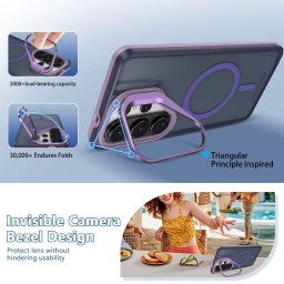 كفر سامسونج كلاكسي أس 26 ألترا أكريليك مع ماك سيف ومسند Samsung Galaxy S26 Ultra Acrylic MagSafe Case