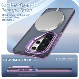 كفر سامسونج كلاكسي أس 26 ألترا أكريليك مع ماك سيف ومسند Samsung Galaxy S26 Ultra Acrylic MagSafe Case