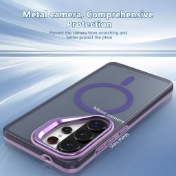 كفر سامسونج كلاكسي أس 26 ألترا أكريليك مع ماك سيف ومسند Samsung Galaxy S26 Ultra Acrylic MagSafe Case