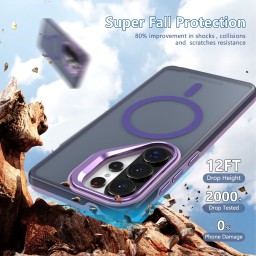 كفر سامسونج كلاكسي أس 26 ألترا أكريليك مع ماك سيف ومسند Samsung Galaxy S26 Ultra Acrylic MagSafe Case