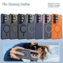 كفر سامسونج كلاكسي أس 26 ألترا أكريليك مع ماك سيف ومسند Samsung Galaxy S26 Ultra Acrylic MagSafe Case
