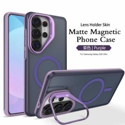 كفر سامسونج كلاكسي أس 26 ألترا أكريليك مع ماك سيف ومسند Samsung Galaxy S26 Ultra Acrylic MagSafe Case