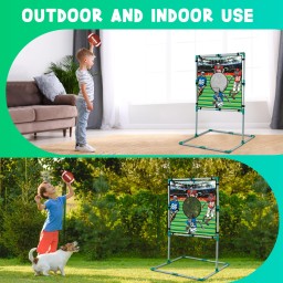 لعبة رمي كرة القدم 65×65×108 سم للمهارة والمرح Football throwing game 65×65×108 cm for skill and fun