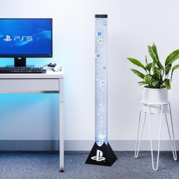 مصباح بلايستيشن آيكون إكس إل المتدفق مع فقاعات مائية وتحكم عن بعد من بالادون Paladone PlayStation Icons XL Flow Lamp (122cm)