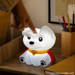 مصباح ليلي سيليكون مطاطي كريبتو الكلب الخارق سوبرمان من دي سي DC Comics Superman Krypto the Superdog Squishy Silicone Night Light