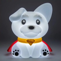 مصباح ليلي سيليكون مطاطي كريبتو الكلب الخارق سوبرمان من دي سي DC Comics Superman Krypto the Superdog Squishy Silicone Night Light
