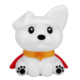 مصباح ليلي سيليكون مطاطي كريبتو الكلب الخارق سوبرمان من دي سي DC Comics Superman Krypto the Superdog Squishy Silicone Night Light