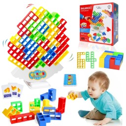 لعبة مكعبات التوازن والبناء التفاعلية (64 قطعة) Balance Building Blocks Set (64 PCS)