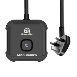 مشترك برج حماية من تذبذب التيار الكهربائي جيمرتك 8 منافذ و4 منافذ يو إس بي GamerTek Surge Protector Power Strip Tower (8 AC Outlets + 4 USB)