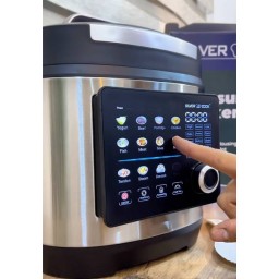 قدر الضغط الكهربائي الذكي من سيلفر كوك - 6 لتر Silver Cook Pressure Cooker
